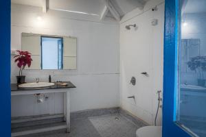Koupelna v ubytování Cuba Agonda