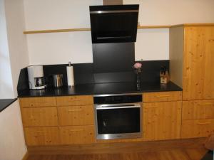 Nhà bếp/bếp nhỏ tại Mühltobelhof