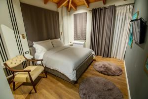 Postel nebo postele na pokoji v ubytování Tree Hotel