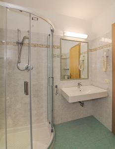 Koupelna v ubytování Hotel Nedy