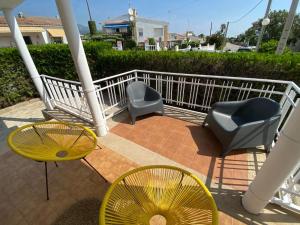 A balcony or terrace at Ca la Mercè