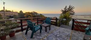 Balkón nebo terasa v ubytování Yemanya Hostal + 29 fotografií