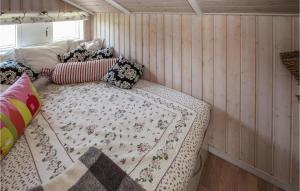 NordbyにあるAwesome Home In Samsø With Kitchenのソファと枕が備わる客室です。