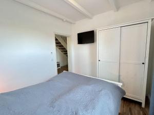 Postel nebo postele na pokoji v ubytování Ferienhaus-Simone