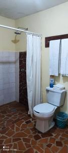 Koupelna v ubytování Casa Hadassa La Cañada
