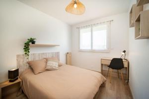 Posteľ alebo postele v izbe v ubytovaní Fully equipped apartment with parking 6 beds