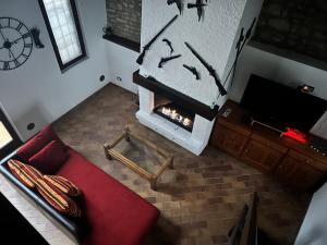 A seating area at La Baita da Nino