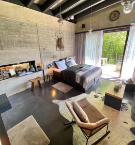 Posezení v ubytování Le Loft ATELIER