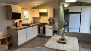 Oyster Etchingham SEAVIEW的厨房或小厨房