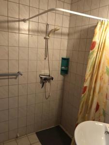 A bathroom at Vibereden
