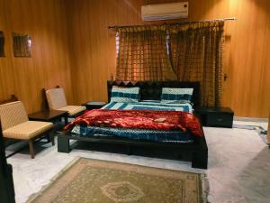 Posteľ alebo postele v izbe v ubytovaní Apartment near to Shaukat khanaam lahore