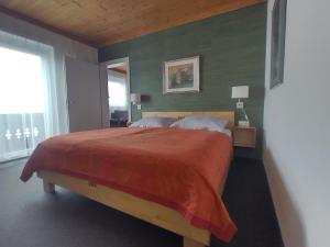 Postelja oz. postelje v sobi nastanitve Seeblick-Appartements Ossiach