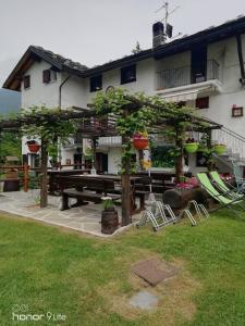 Zahrada ubytování Ranch Dei Salassi del Suc