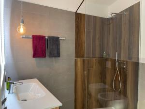 Koupelna v ubytování B&B NALÙ
