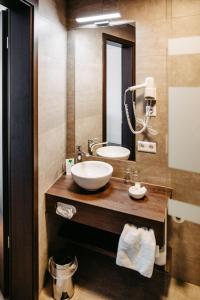 Koupelna v ubytování Hotel Bolte