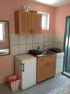 Kuchyň nebo kuchyňský kout v ubytování Sobe Krin - Smestaj Canj