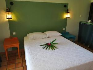 Postel nebo postele na pokoji v ubytování Carambole 254 Baie du Galion