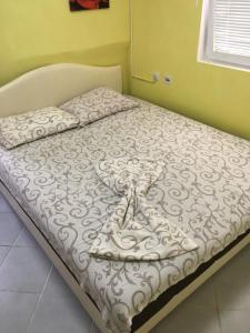 Postel nebo postele na pokoji v ubytování Sobe Krin - Smestaj Canj