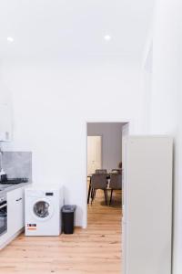 Cuisine ou kitchenette dans l'établissement Zentrale & ruhige 2 Zimmer - 42m²