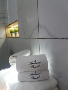 Kúpeľňa v ubytovaní Apartament Przystań z tarasem