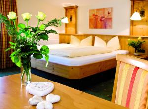 Cama o camas de una habitación en Hotel Rösslwirt