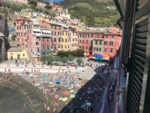 Een algemene foto van Vernazza of een uitzicht op de stad vanuit het hotel