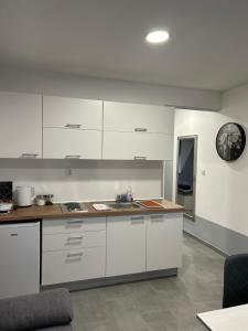 Kuchyňa alebo kuchynka v ubytovaní Apartmani "Stari Grad - Samobor"