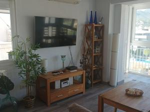 TV a/nebo společenská místnost v ubytování Cortemar 1