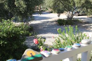 A garden outside Spiti tou Papa sto Vouno