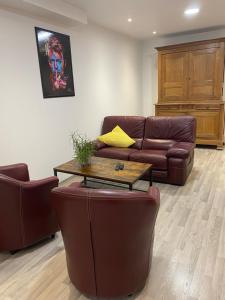 Część wypoczynkowa w obiekcie La Chambre d'Angèle