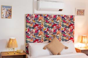 Letto o letti in una camera di Riad Green Vines
