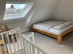 Katil atau katil-katil dalam bilik di Ferienwohnung Hasenkamp 15