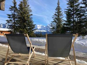 Zdjęcie z galerii obiektu Charmant T2 proche des pistes superbe vue w mieście Chamrousse