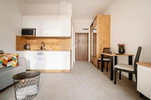 Kuchnia lub aneks kuchenny w obiekcie Ottimo Apartamenty Jagiellońska