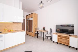 Kuchnia lub aneks kuchenny w obiekcie Ottimo Apartamenty Jagiellońska