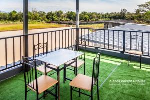 A balcony or terrace at C-Code Resort