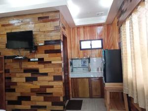 Kuchyň nebo kuchyňský kout v ubytování Woodland Inn