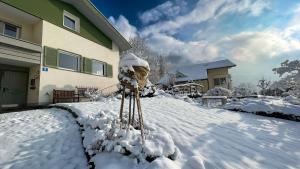 Waldchalet Steinbock žiemą