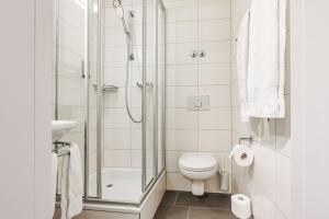 Koupelna v ubytování flexymotel Wil