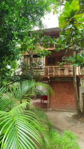 A garden outside Sigiriya River Side Villa