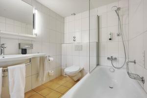 Koupelna v ubytování flexymotel Wil