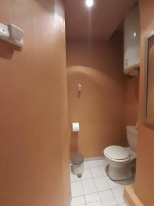 ein Badezimmer mit Toilette und Waschbecken in der Unterkunft Cocoon standing - coeur historique de Troyes in Troyes