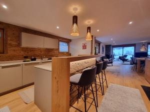 Kuchyň nebo kuchyňský kout v ubytování Berghof 2nd Floor