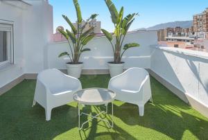 Balkón alebo terasa v ubytovaní WintowinRentals Exclusivo ático cerca de la playa.