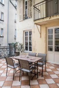 Balcon ou terrasse dans l'établissement Résidence Aristide Briand - Appartements en Centre Ville