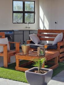 Χώρος καθιστικού στο Casa-Pel Guest Wing