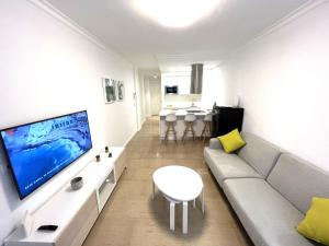 TV a/nebo společenská místnost v ubytování Apartamento Mar en Calma