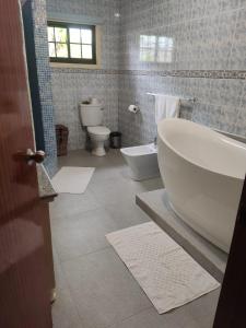 Koupelna v ubytování Oceane Self Catering