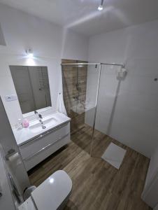 Kúpeľňa v ubytovaní Apartament Cieplice Jadwigi 10
