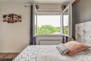 Posteľ alebo postele v izbe v ubytovaní Gîte - Holiday Home Vent Autan